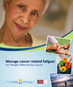 Manage Cancer Related Fatigue: For People Affected by Cancer report cover