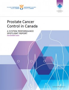 Prostate Cancer Control in Canada report cover
