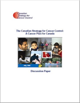 report cover of 2006 Canadian Strategy for Cancer Control