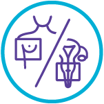 Breast Cervical screening icon
